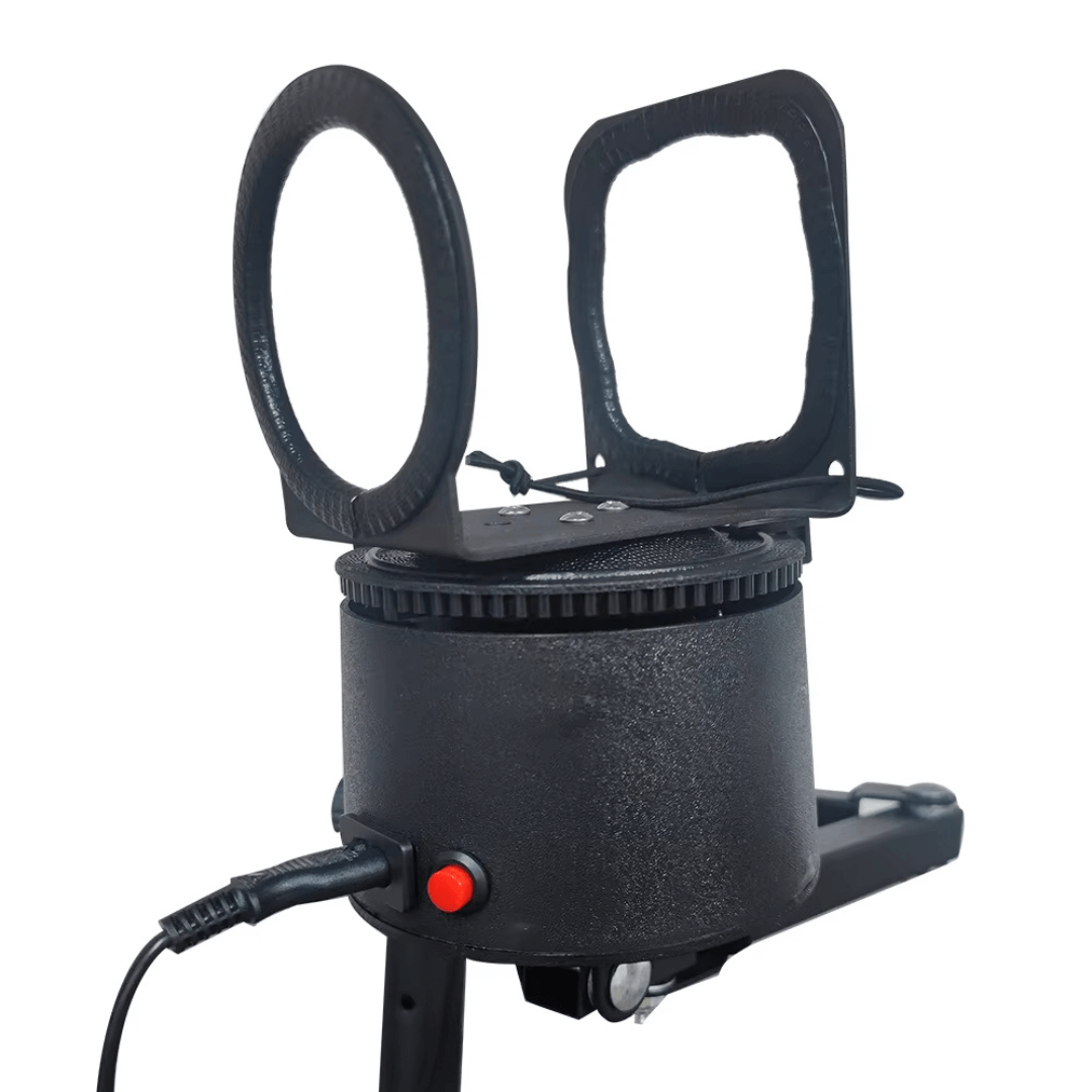 Biomax Motorized Stand close-up showcasing hands-free positioning features for stability and convenience.