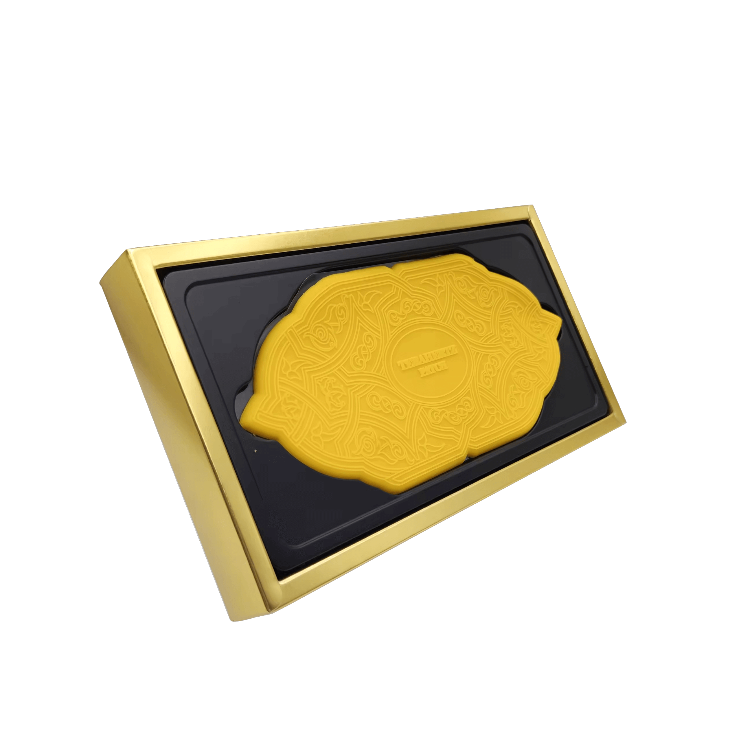 Gold-packaged Biomax Terahertz Patch displayed for wellness routine