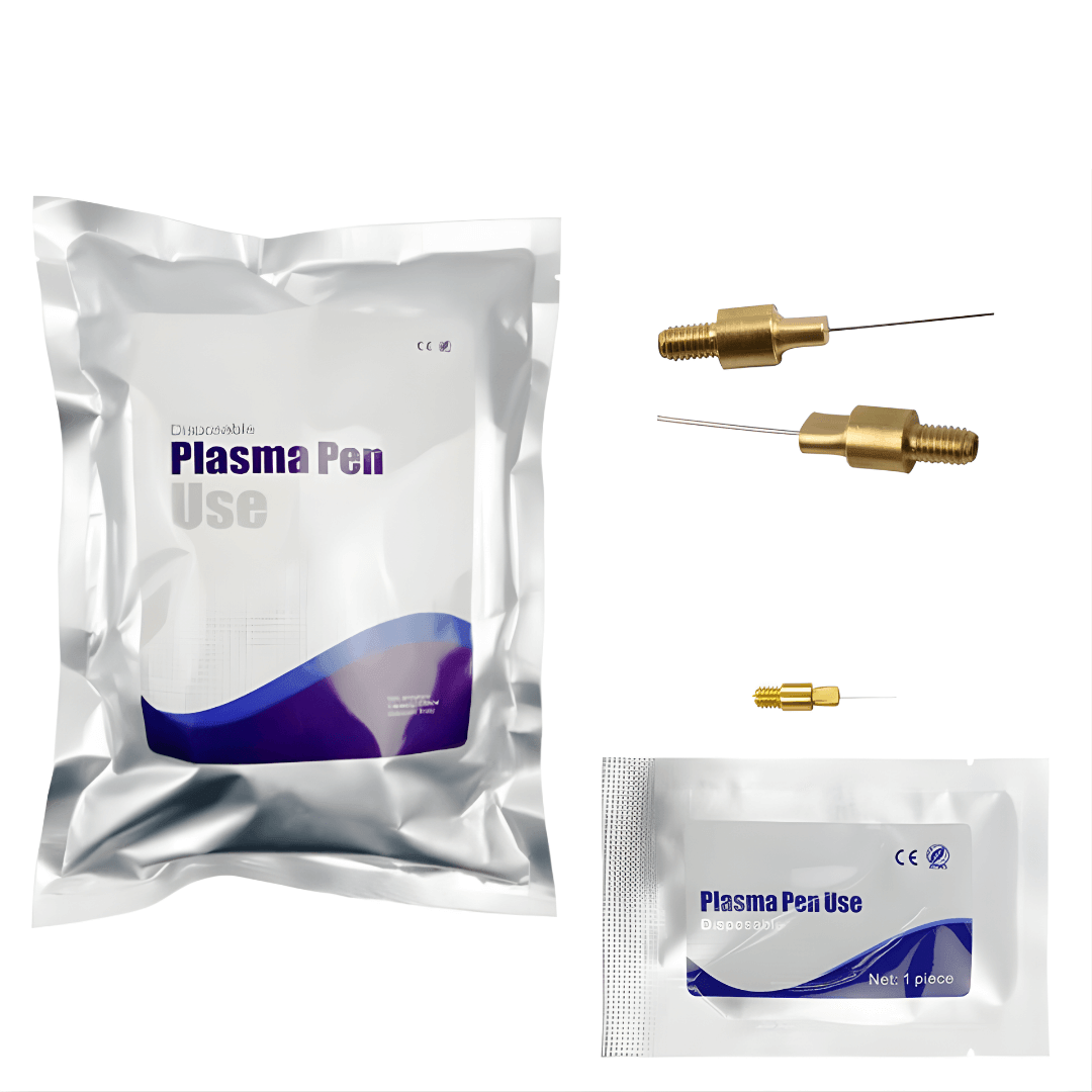 HaliPlasma Pro Beauty Device disposable plasma pen use kit with applicator needles for professional treatments.