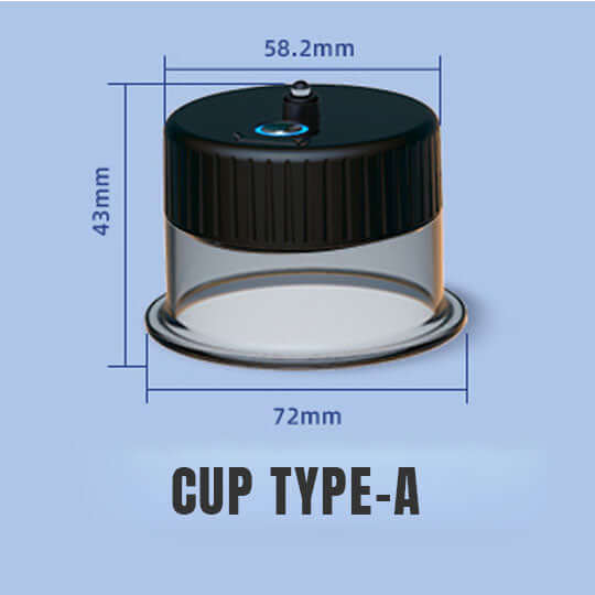 Extra Cups for Fitdash Dynamic Multi-Cupping Device - HALIPAX CUP A