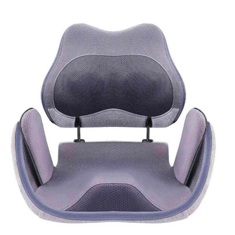 Hipology Massage Seat showcasing its ergonomic design with plush cushioning for hip and waist support.