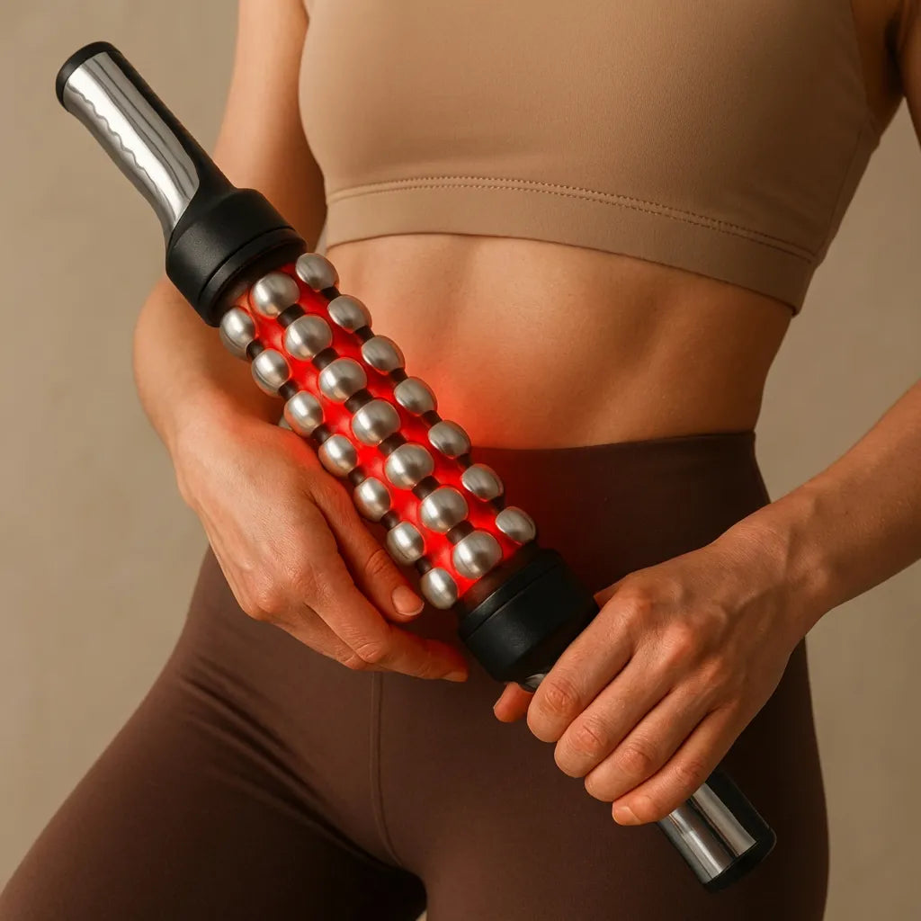 Lipo-Roller Massage Roller with Heat and Red Light