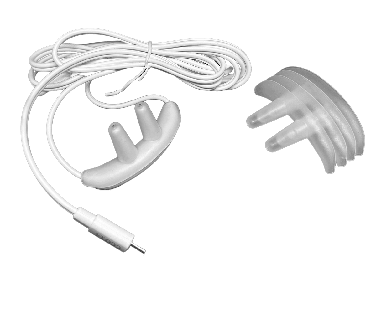 Hyper-Watch Accessories showing nasal light support and additional attachment pieces on a white background.
