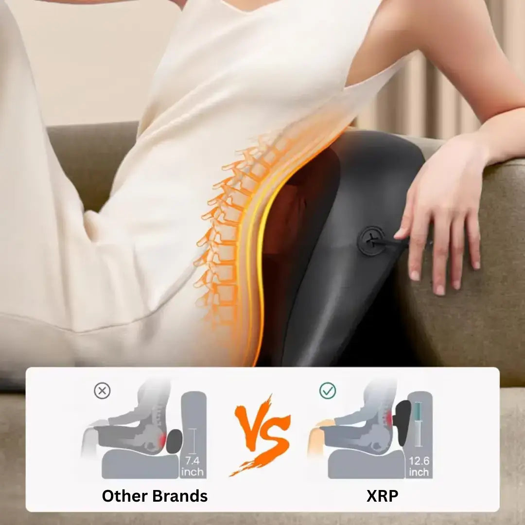 Comparison of XRP Neck Massager features against other brands for effective neck relief.
