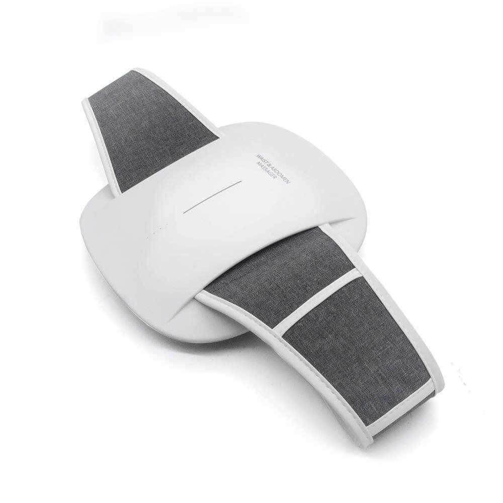 HaliBelt Waist Massager showing its sleek design with a soft fabric and adjustable straps, ideal for comfort.