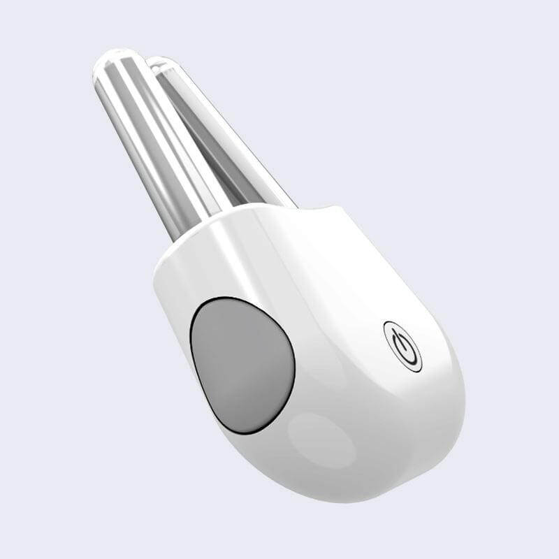 Luminose Nasal Wellness Tool with sleek design and dual light therapy rods on a soft background.