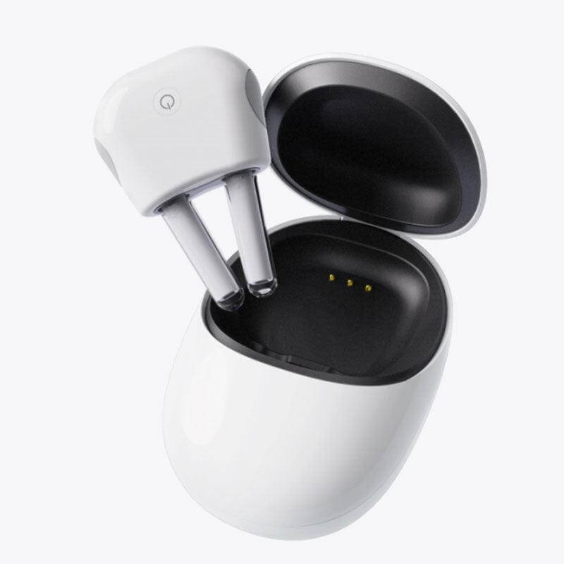Luminose Nasal Wellness Tool with white charging case open, showcasing the device for nasal care.