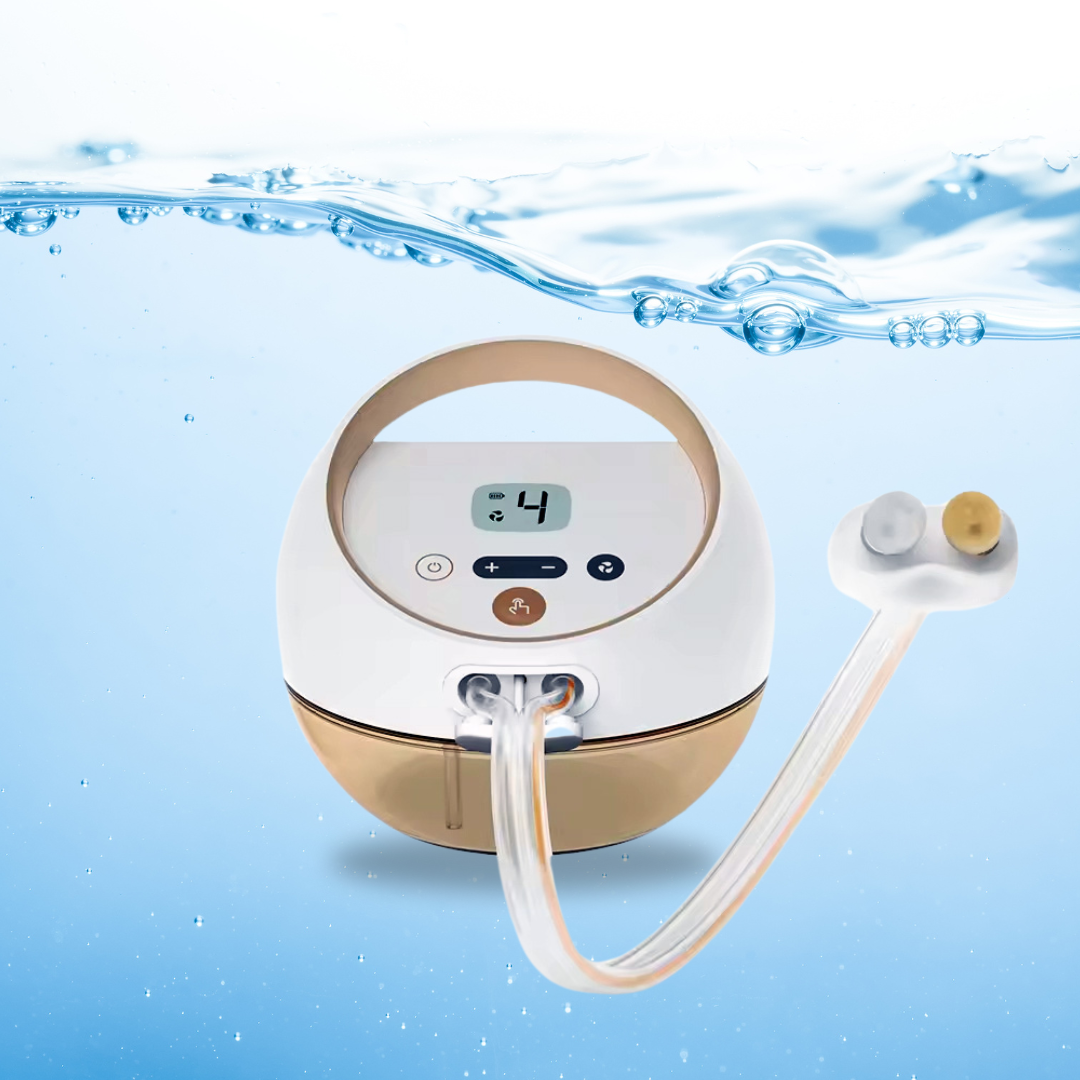 HydroBreathe Dual-Pump Nasal Rinse System with user-friendly interface and dual-pump technology for efficient nasal rinsing.