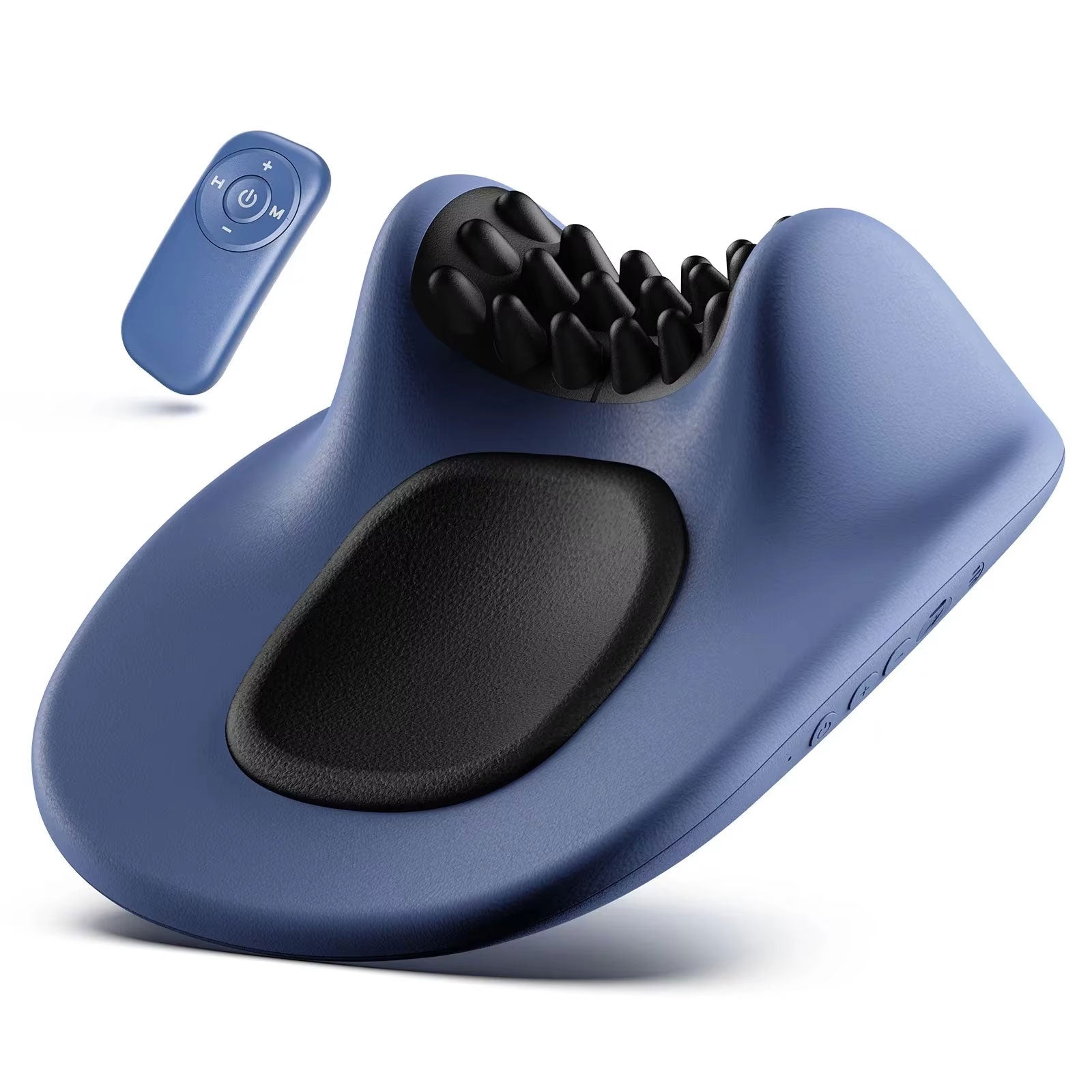 VertiFlex neck support device in blue for at-home relaxation and ease