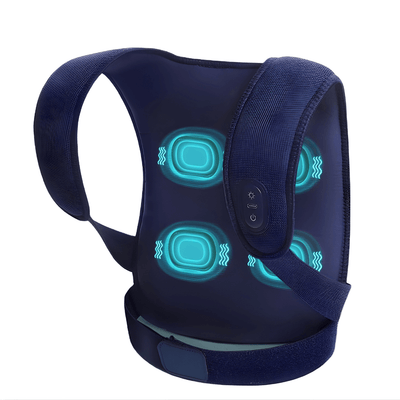 AlignPro Wearable Massager featuring adjustable straps and control panel for easy use.