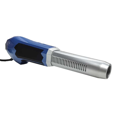 Biomax Pro Wand in blue and silver with a sleek design, showcasing its ergonomic handle and functional nozzle.
