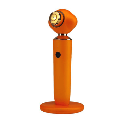 Biomax TeraEye device in bright orange, designed to lift and brighten the eye area for a refreshed look.