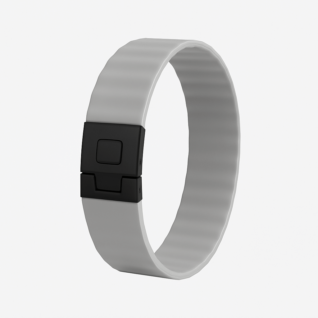 Biomax Terahertz Energy Wellness Bracelet - HALIPAX Gray