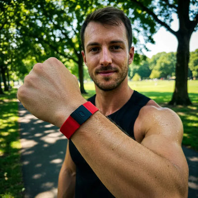 Biomax Terahertz Energy Wellness Bracelet - HALIPAX Red