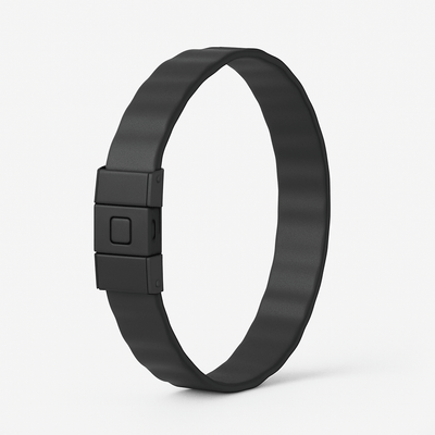 Biomax Terahertz Energy Wellness Bracelet - HALIPAX Black