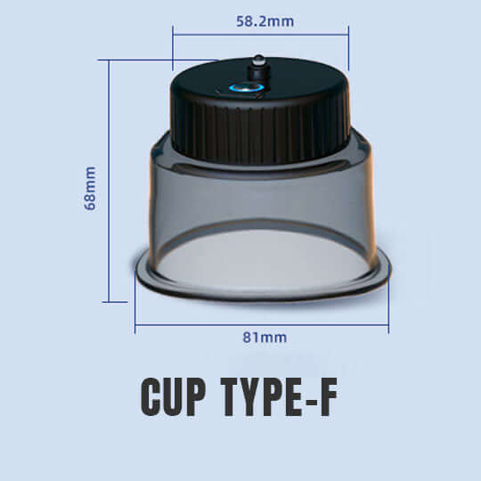 Extra Cups for Fitdash Dynamic Multi-Cupping Device - HALIPAX CUP F