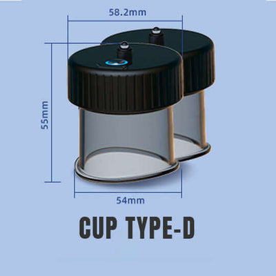 Extra Cups for Fitdash Dynamic Multi-Cupping Device - HALIPAX CUP D
