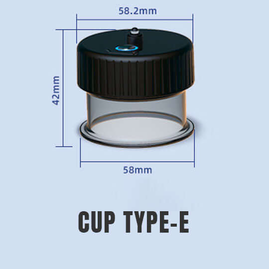 Extra Cups for Fitdash Dynamic Multi-Cupping Device - HALIPAX CUP E