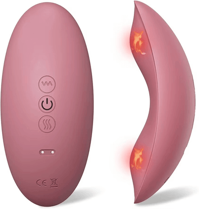 JawZen Jaw Massager control panel showcasing buttons for warmth and vibration settings.
