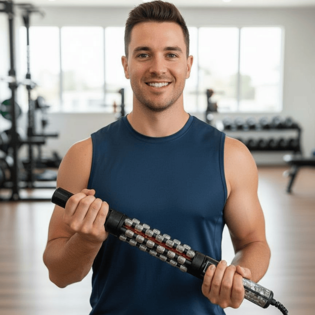 Lipo-Roller Massage Roller with Heat and Red Light