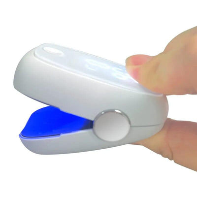 Light-based HALIPAX NailRenew device displayed on clean surface for home use