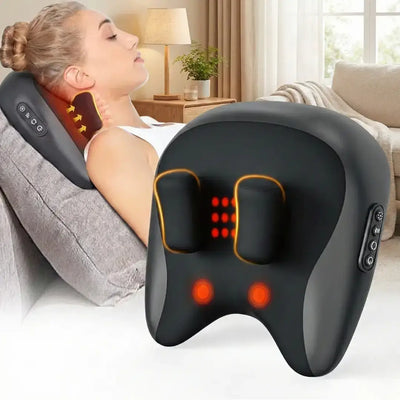 XRP Neck Massager providing deep neck relief at home with spa-style massage features and wireless comfort