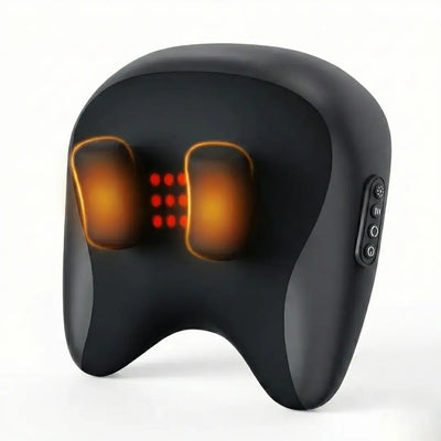 XRP Neck Massager providing deep neck relief with soothing heat and wireless comfort for relaxation at home.