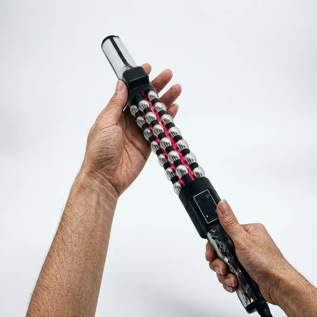 Lipo-Roller Massage Roller with Heat and Red Light