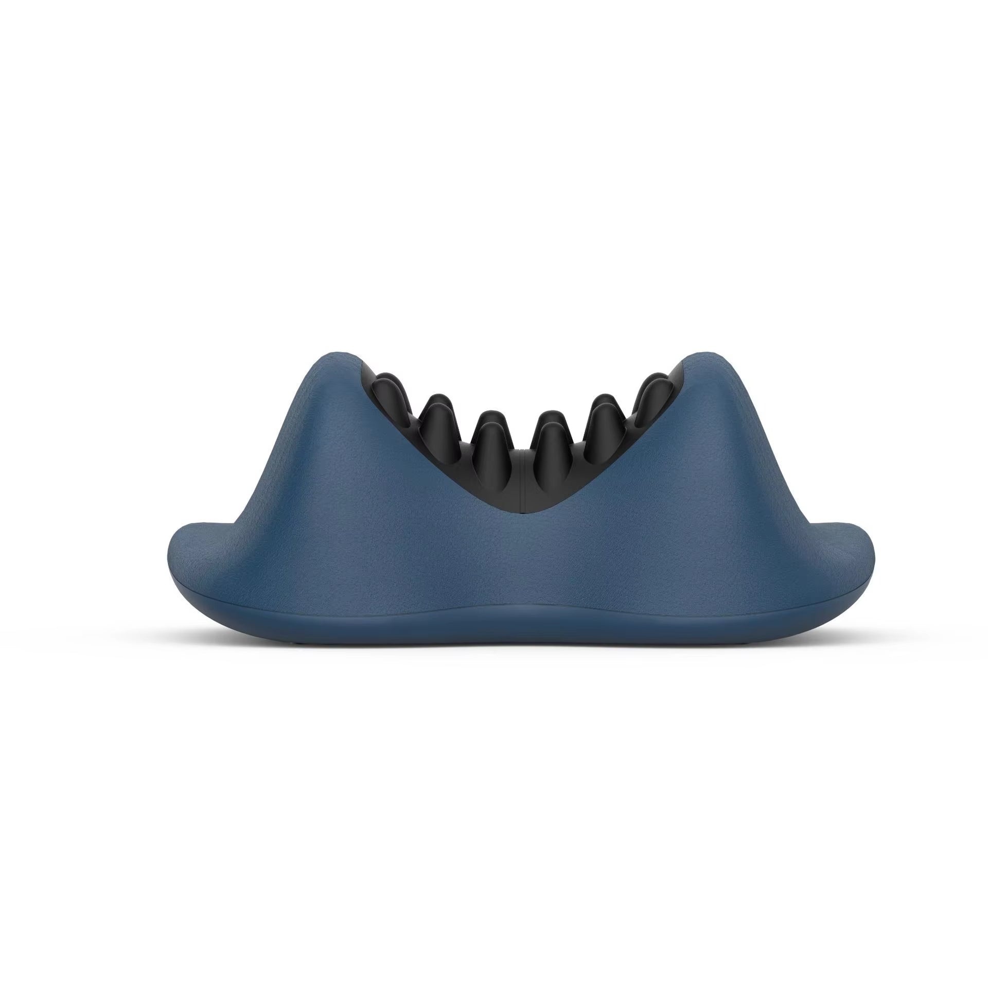 VertiFlex wearable neck device featuring sleek contours and remote settings