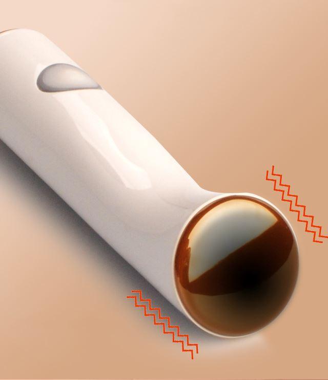 BeautyWave skin enhancer device by Halipax with sleek, handheld design