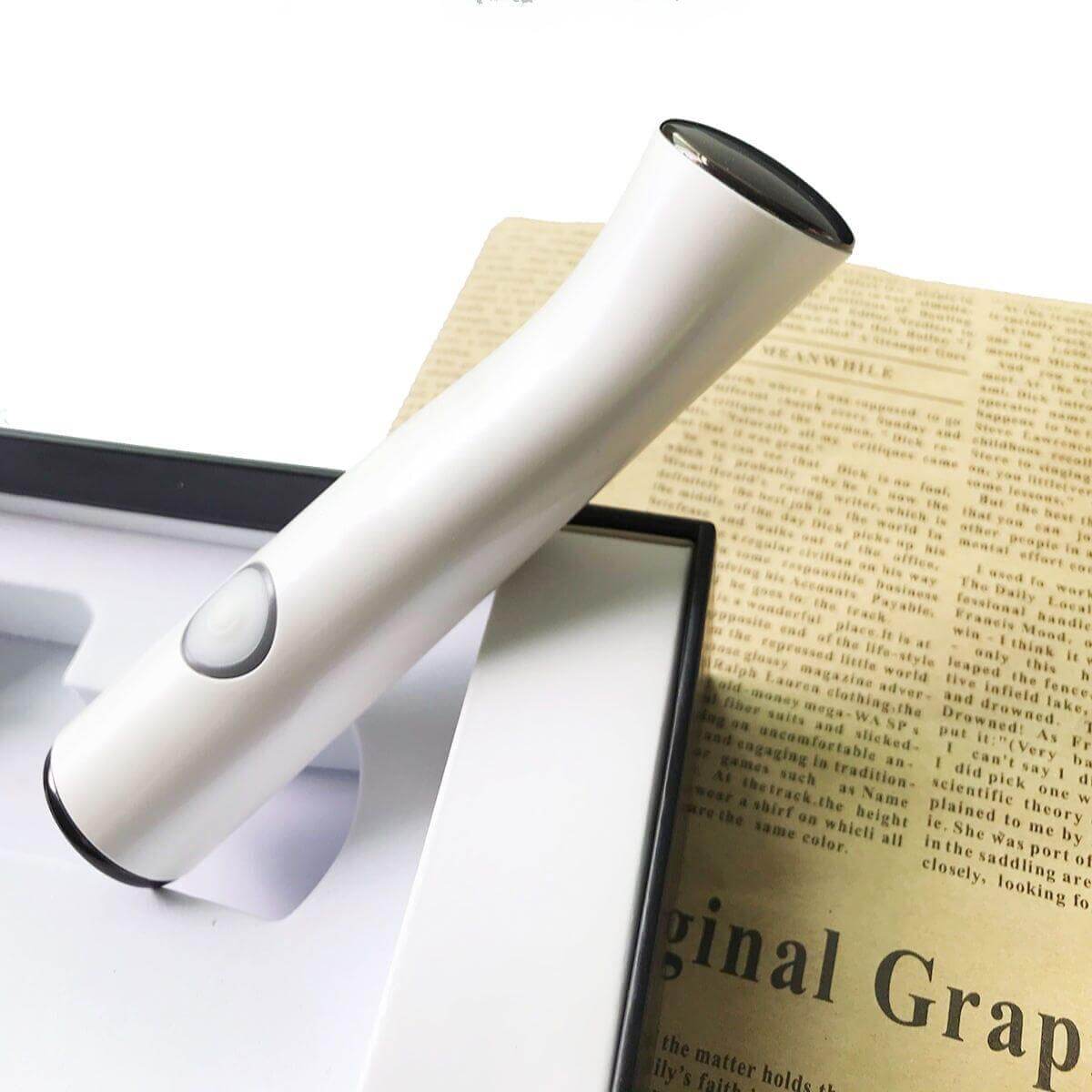 BeautyWave skin enhancer device by Halipax with sleek, handheld design