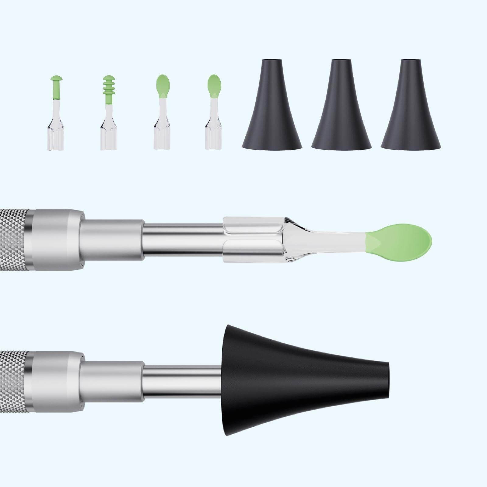 HALIPAX 7-inch digital ear camera with IPS screen and camera probe