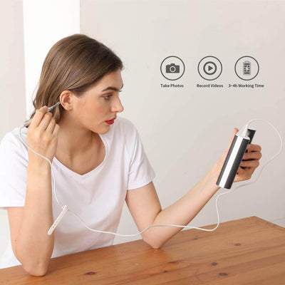 HALIPAX 7-inch digital ear camera with IPS screen and camera probe