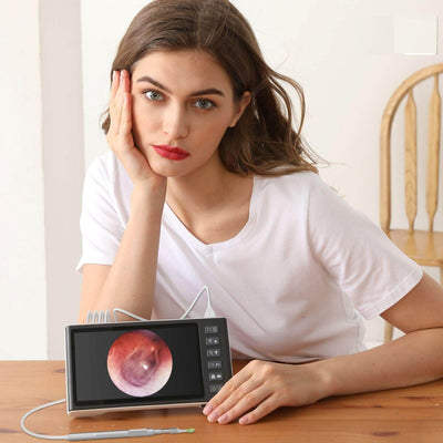 HALIPAX 7-inch digital ear camera with IPS screen and camera probe