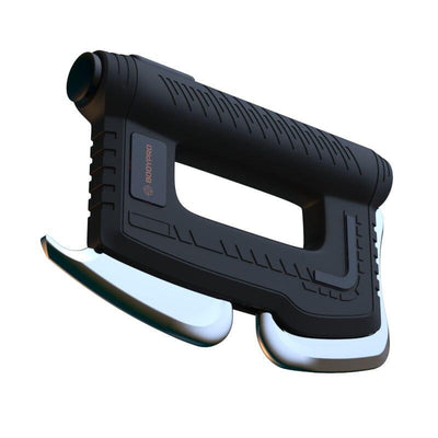 Fitdash Blade Massage Tool with ergonomic grip and curved metal edges for fascia release and tension relief.