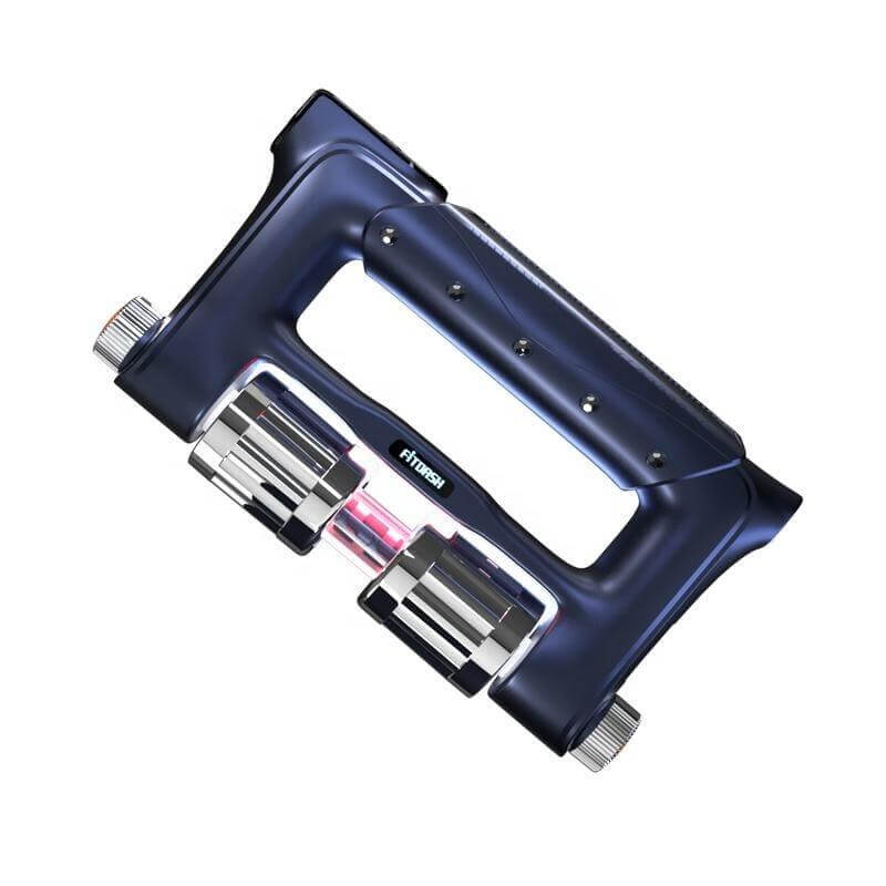 Fitdash Pathfinder Roller designed for muscle recovery, featuring ergonomic handle and dual rollers in a sleek design.