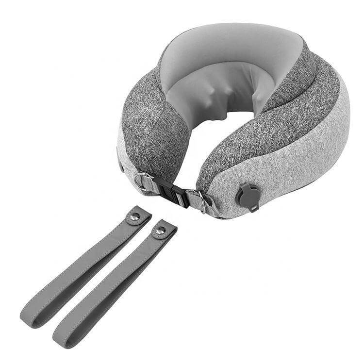 Halipax Travel Neck Massager, versatile design with adjustable straps for ultimate neck support during travel.