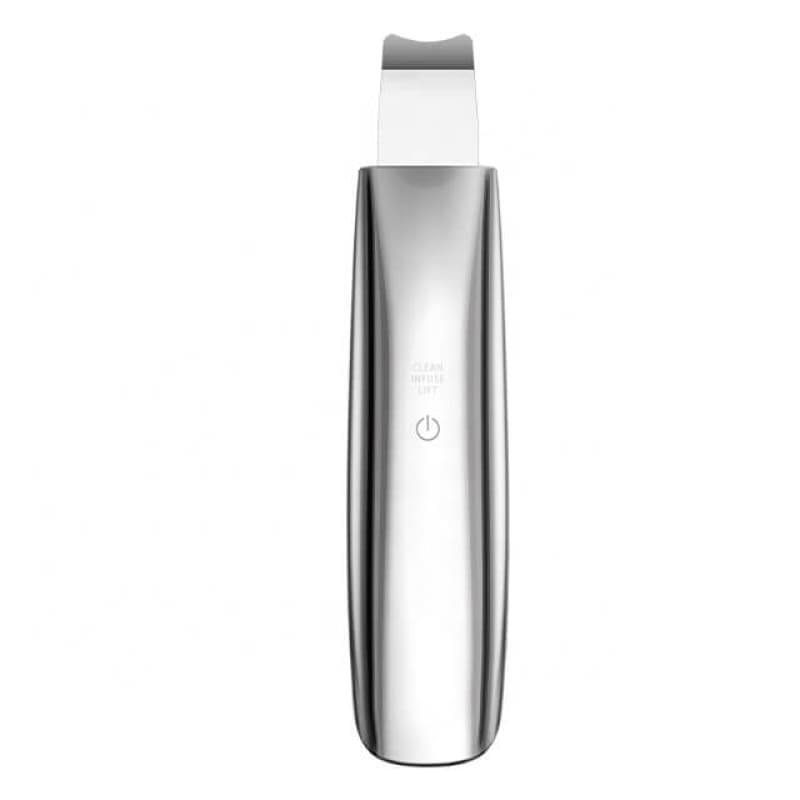 Handheld Halipax ultrasonic facial device with USB charging and ergonomic shape