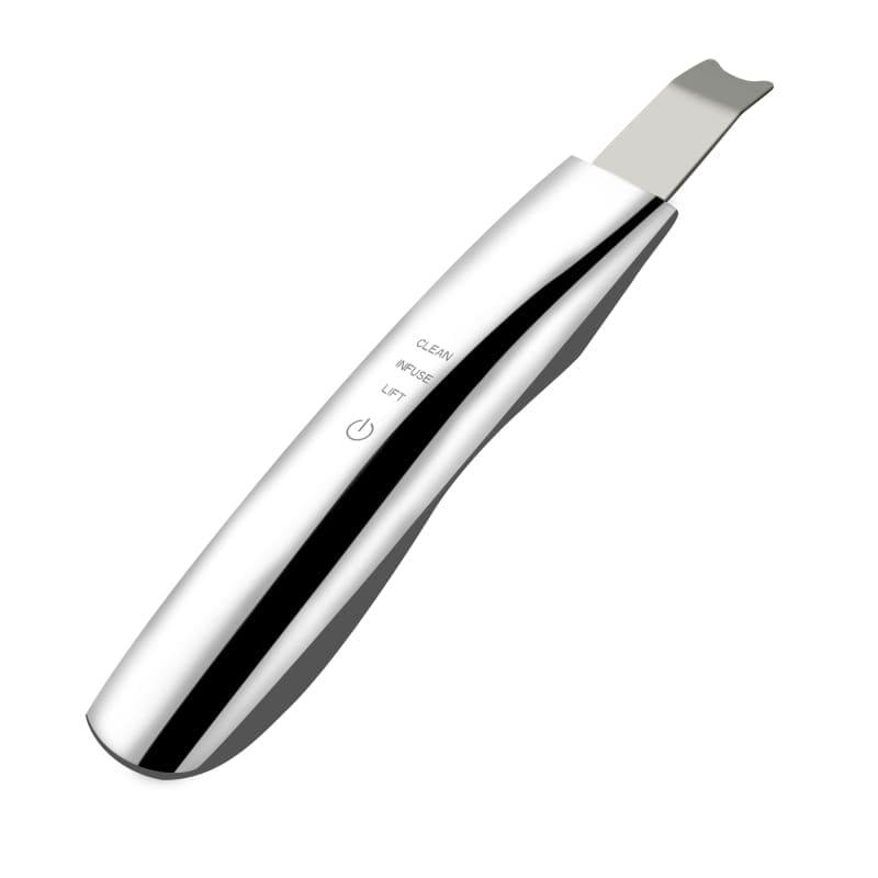 Handheld Halipax ultrasonic facial device with USB charging and ergonomic shape