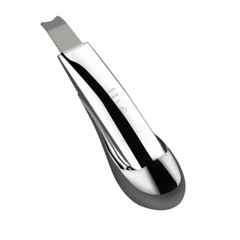 Handheld Halipax ultrasonic facial device with USB charging and ergonomic shape