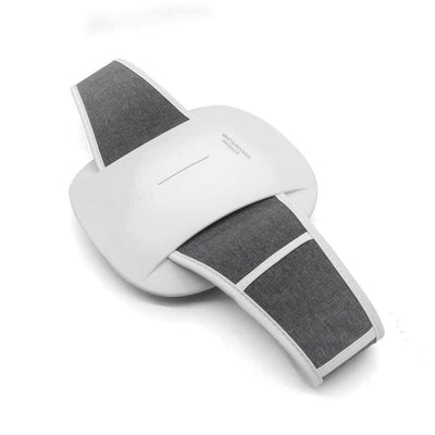 HaliBelt Waist Massager showing its sleek design with a soft fabric and adjustable straps, ideal for comfort.