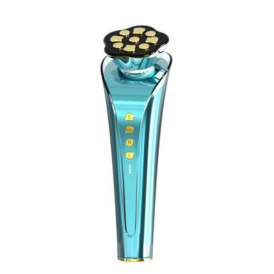 Polaris-II Advanced Beauty Device features a sleek design with a floral-shaped head and control buttons.
