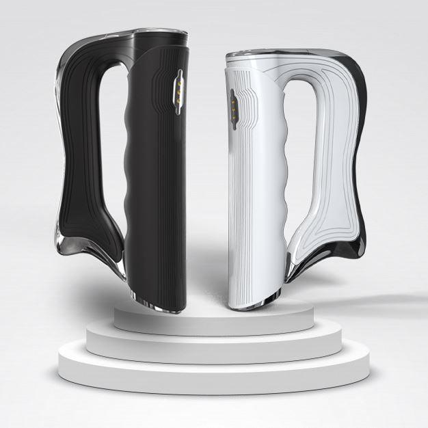 Handheld Hyperblade Pro wellness device designed for personal muscle comfort